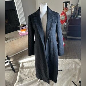 Joinus Warm long length Dark Grayish Wool coat!